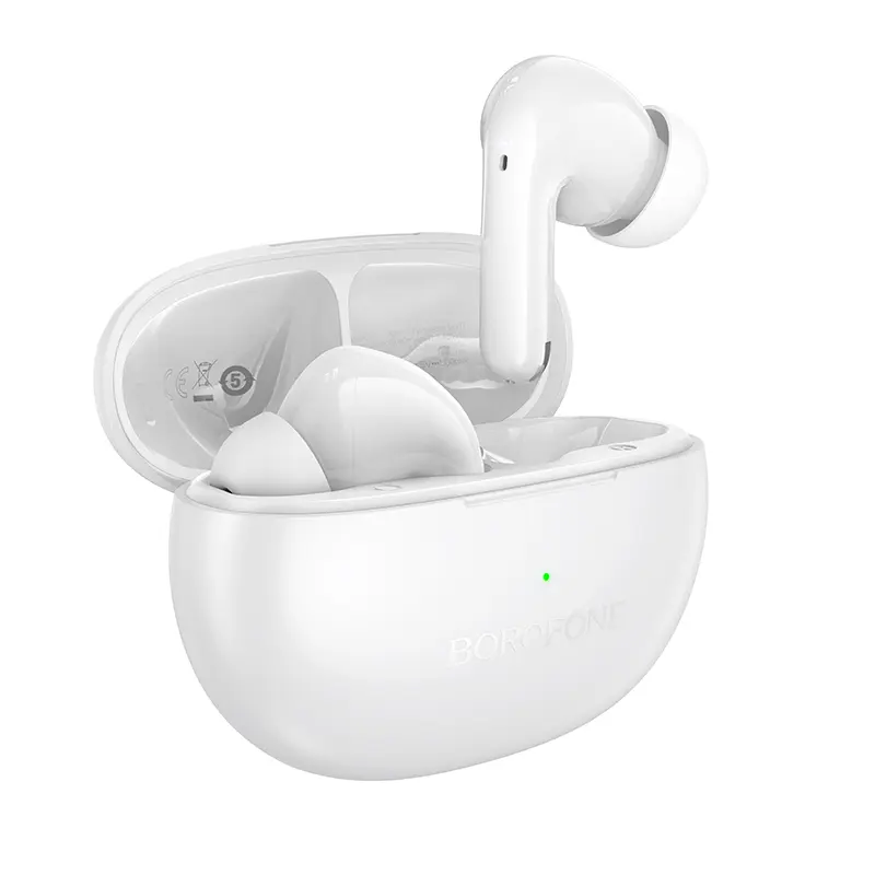 Bluetooth sluchátka Borofone FQ16 Star ANC ENC Smart AI bílá