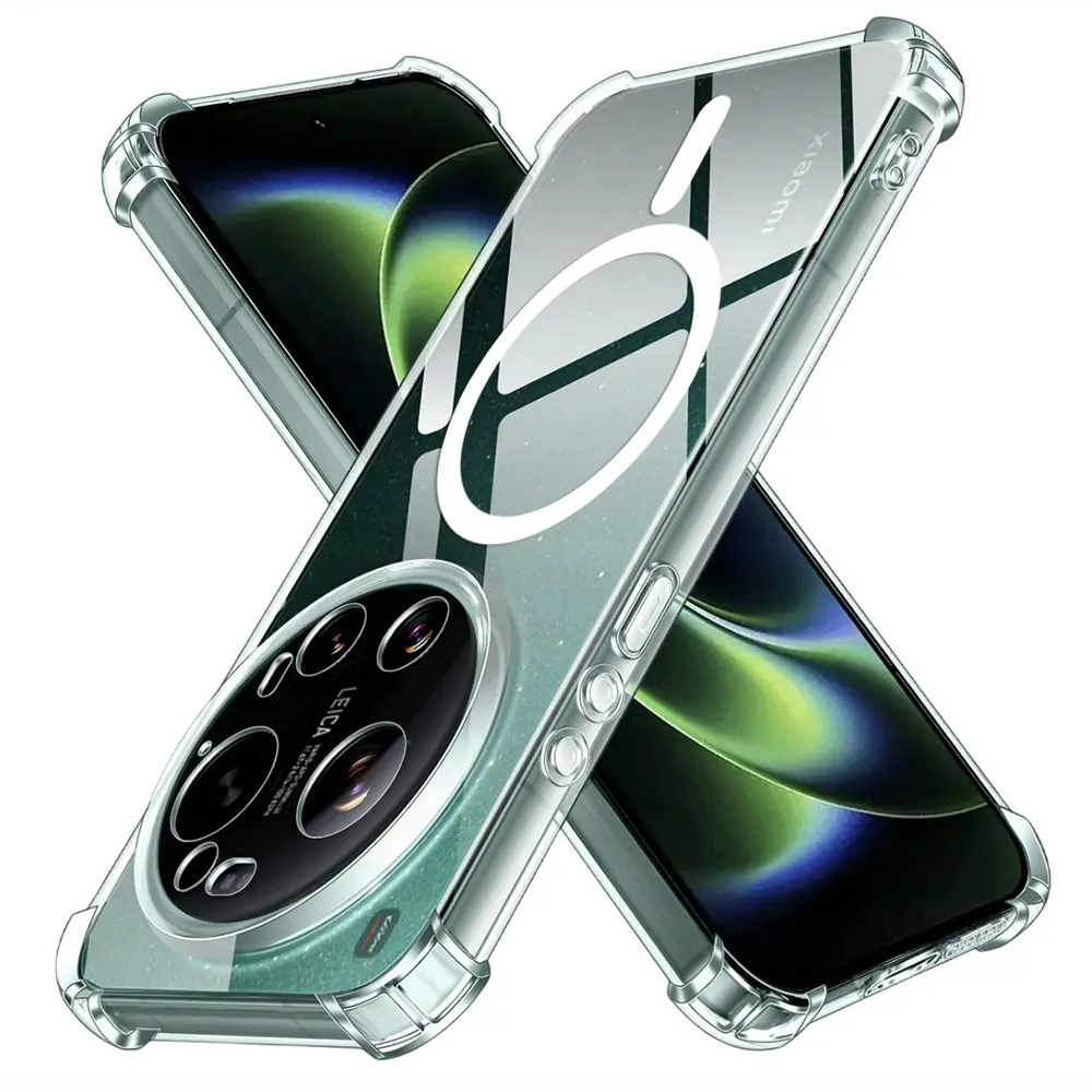Kryt Techsuit Shockproof Clear Silicone MagSafe pro Xiaomi 17 Ultra průhledný