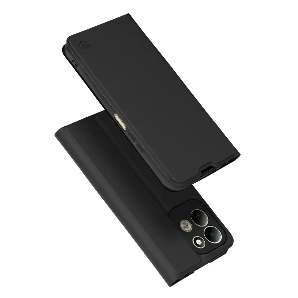 Techsuit - Magskin Book knížkové pouzdro pro Xiaomi Redmi 17 4G / Redmi 17 5G - černý