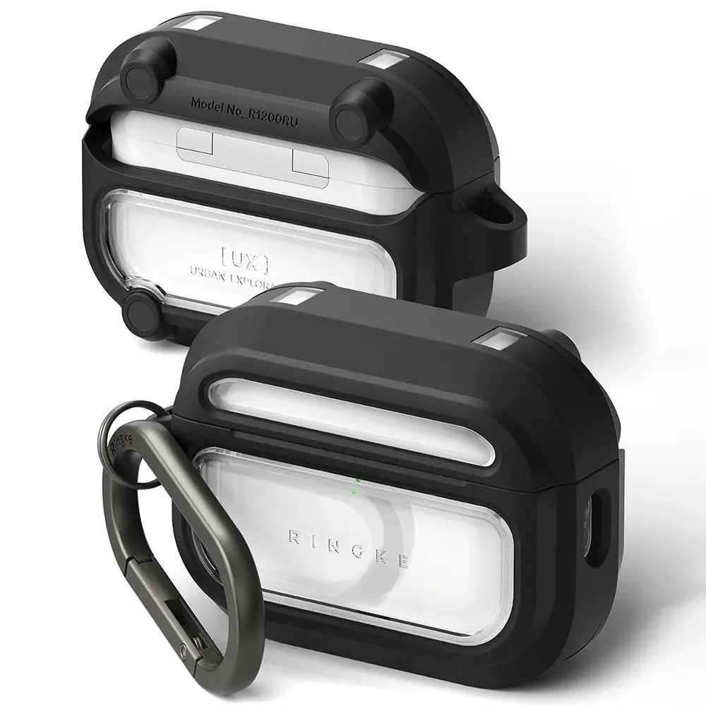 Kryt Ringke UX Magnetic pro Apple AirPods Pro 3 průhledný