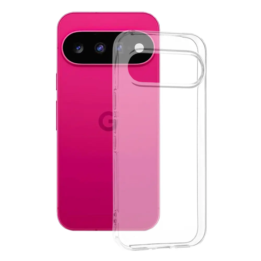 Techsuit - Clear Silicone obal pro Google Pixel 11 - transparentní