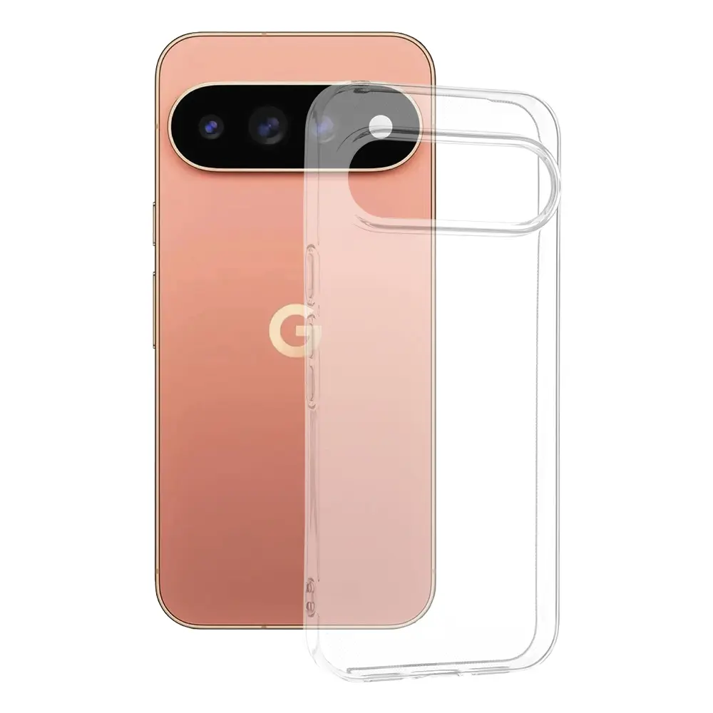 Techsuit - Clear Silicone obal pro Google Pixel 11 Pro XL - transparentní