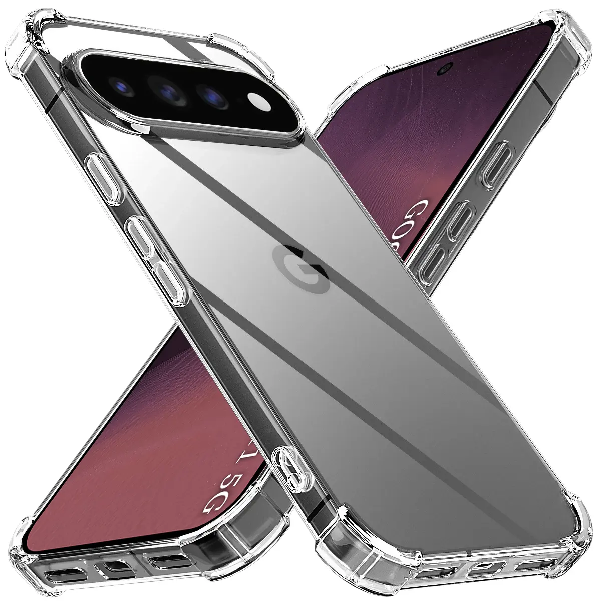 Techsuit - Shockproof Clear Silicone obal pro Google Pixel 11 - transparentní