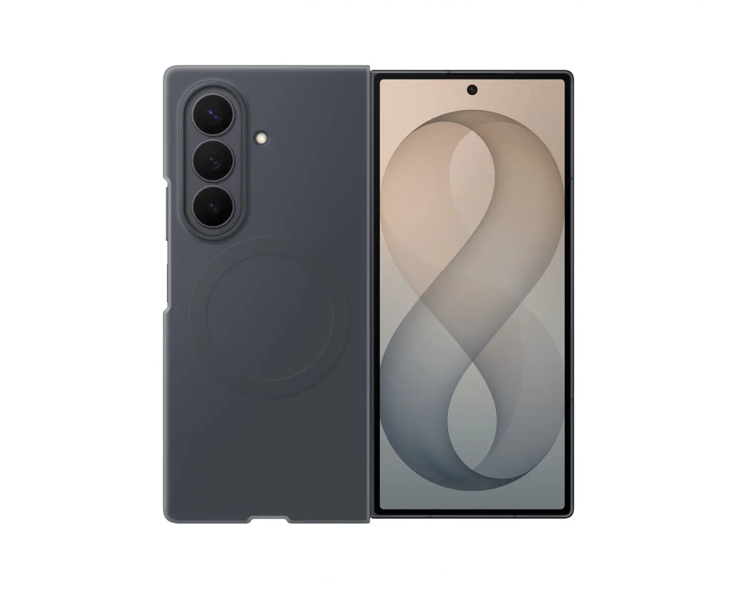 EF-EF976CBE Samsung Silikonový Magnetický Kryt pro Galaxy Z Fold 8 Ultra Graphite EF-EF976CBEGWW