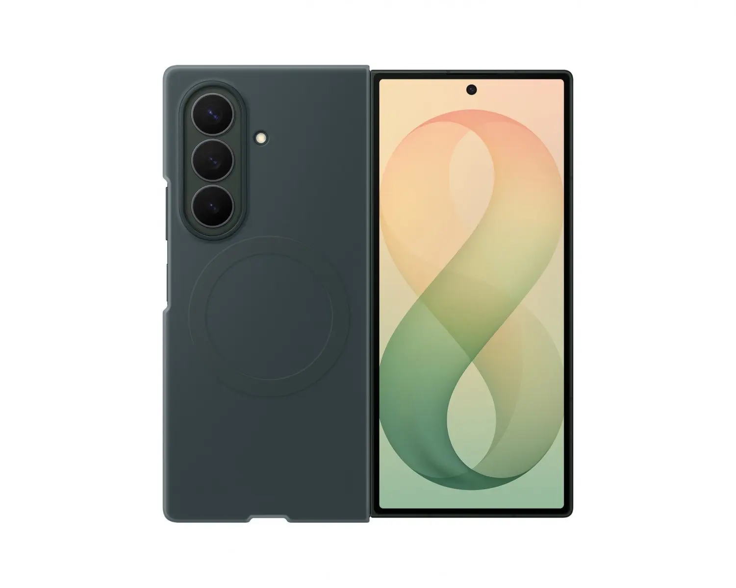 Samsung Silikonový kryt s magnetem pro Galaxy Z Fold8 Ultra, Green Shadow