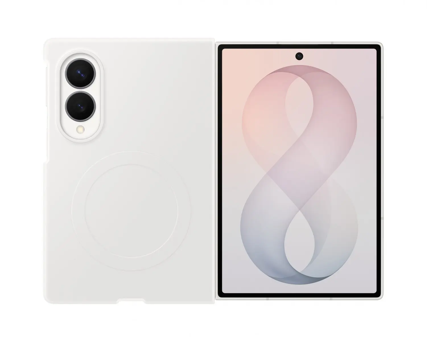 EF-EF971CWE Samsung Silikonový Magnetický Kryt pro Galaxy Z Fold 8 Cream EF-EF971CWEGWW