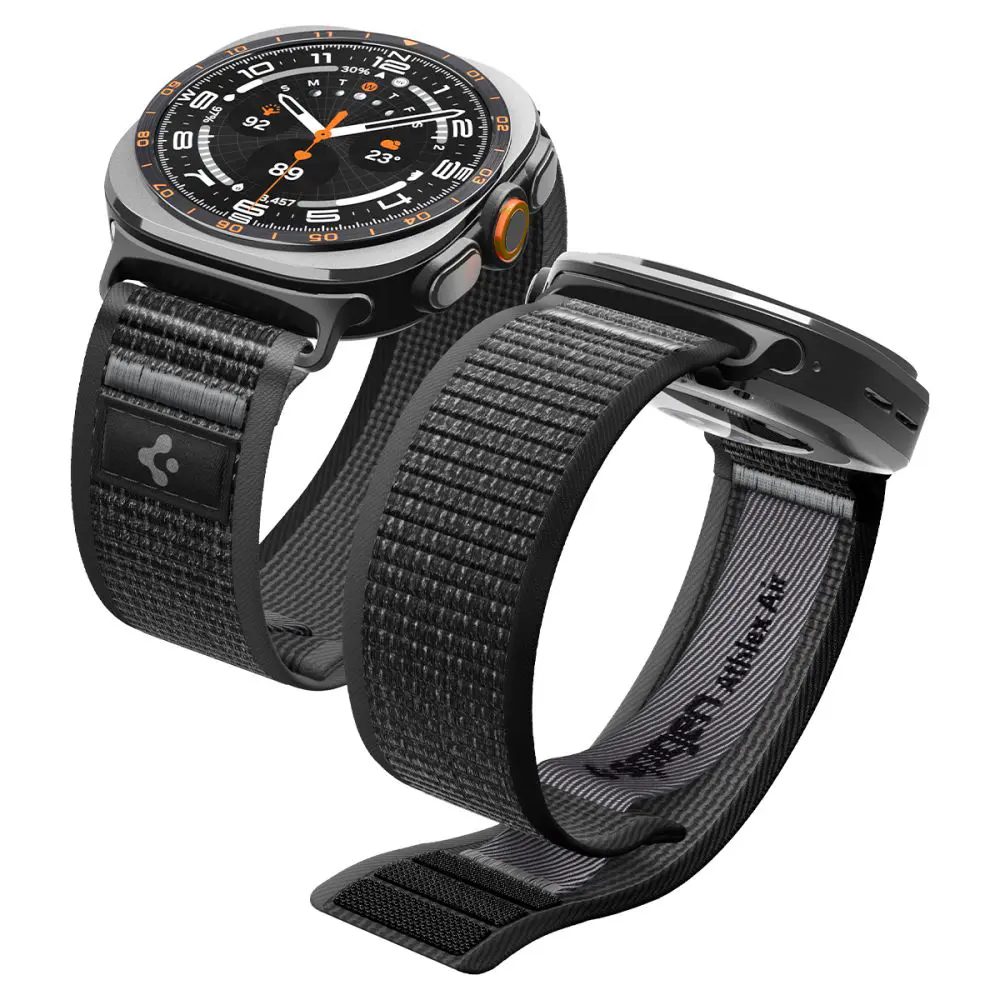 Řemínek Spigen Athlex Air pro Samsung Galaxy Watch Ultra 2 / Watch Ultra 47 mm černošedý