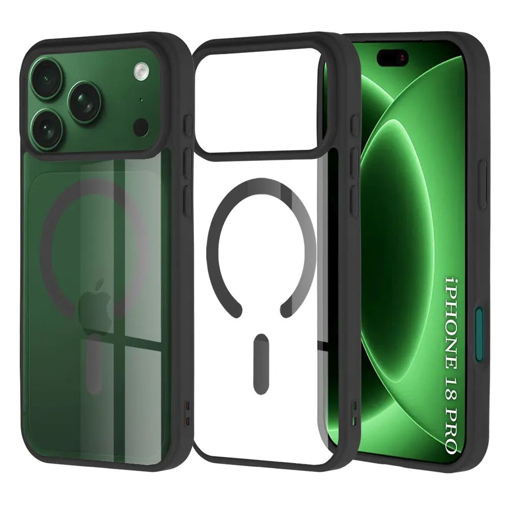 Kryt Techsuit MagSafe Pro na iPhone 18 Pro / iPhone 17 Pro černý