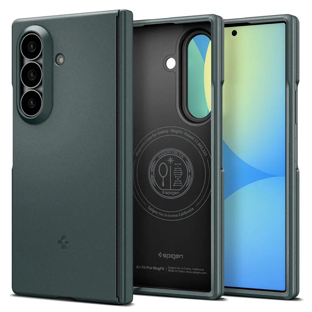 Spigen - Air Fit Pro MagSafe kryt na Samsung Galaxy Fold8 Ultra - zelený Abyss