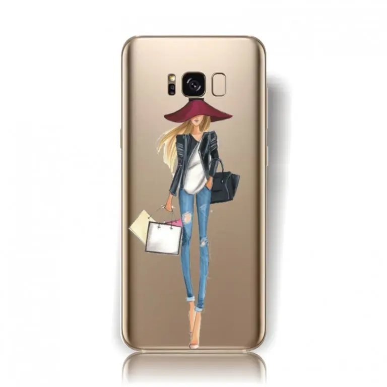 Pouzdro TopQ Samsung S8 Plus pevné Lady 2 18025