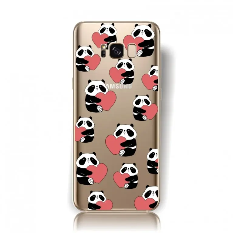 Pouzdro TopQ Samsung S8 Plus pevné Panda love 18026