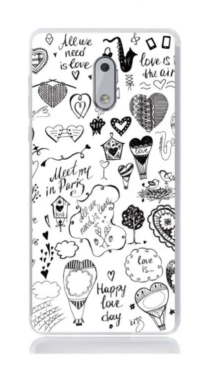 Pouzdro TopQ Nokia 6 silikon Štěstí 21150