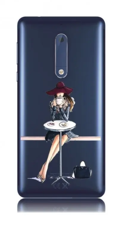 Pouzdro TopQ Nokia 5 silikonové Lady 6 21179
