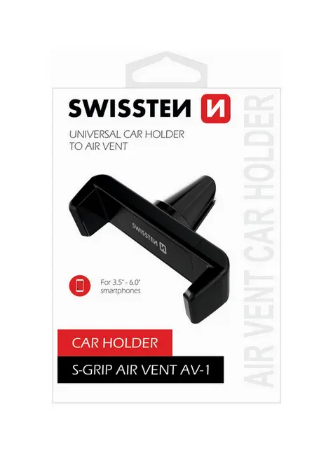 Držák do auta na větrací mřížku Swissten S-Grip AV-1 černý 28299