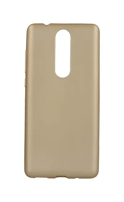 Pouzdro Jelly Flash Nokia 5.1 silikon zlaté matné 32296