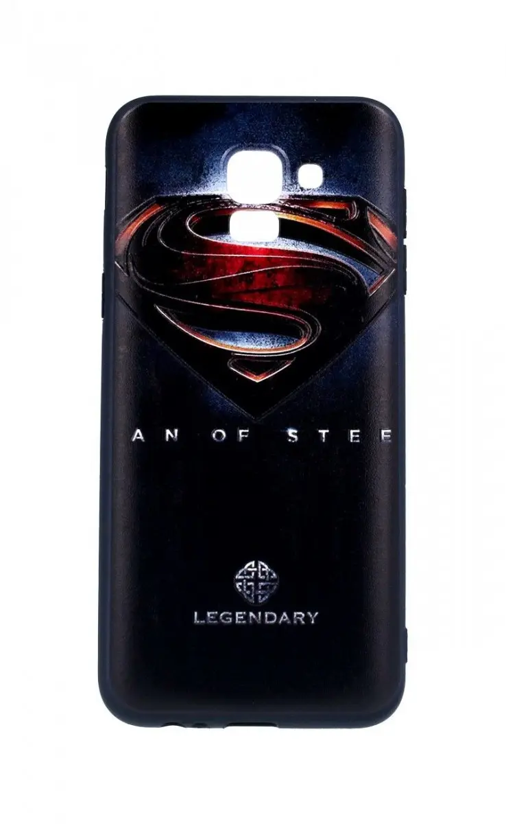 Pouzdro TopQ Samsung J6 3D silikon Superman 2 34235
