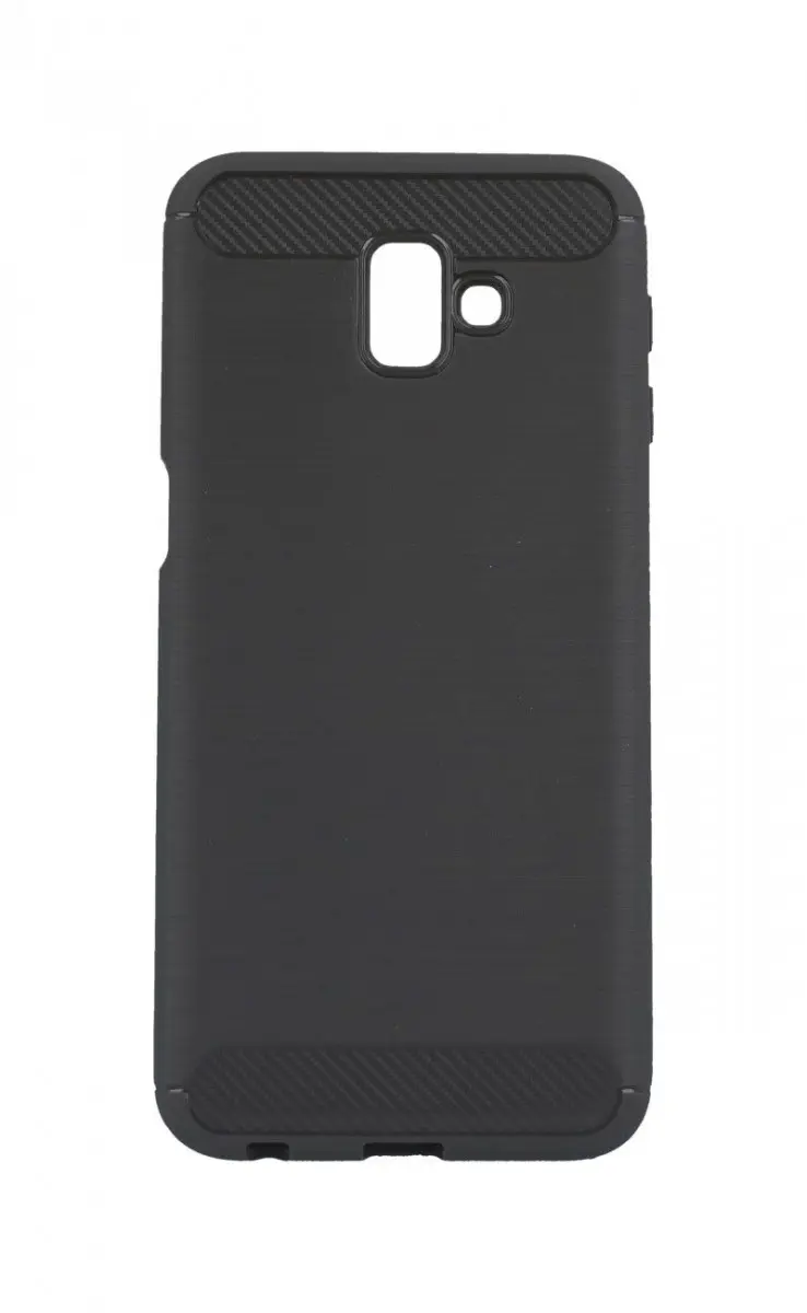 Pouzdro TopQ Samsung J6+ silikon šedý 35069