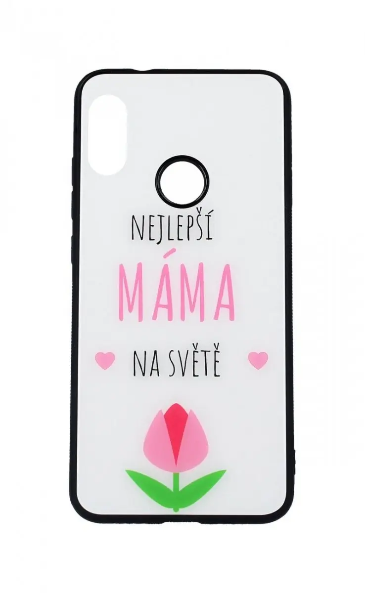 Pouzdro TopQ GLASS Xiaomi Mi A2 Lite pevné nejlepší máma na světě 35461