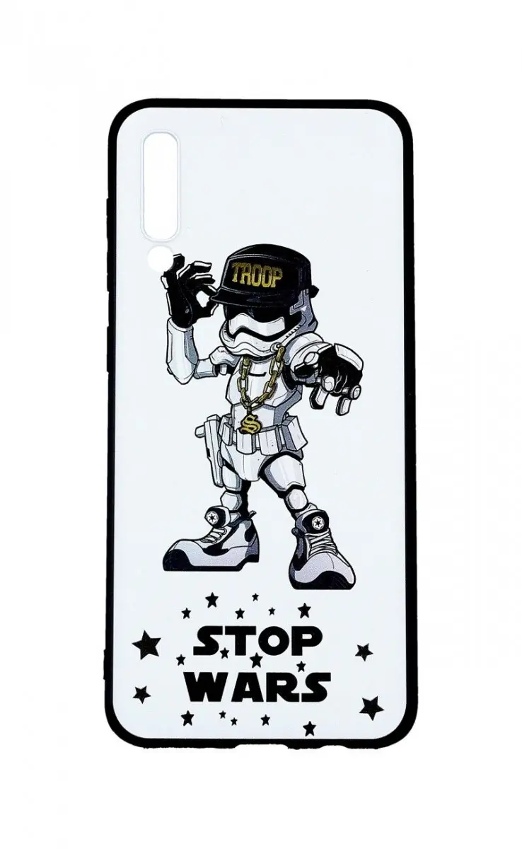 Kryt TopQ Samsung A50 3D silikon Stormtrooper 41165
