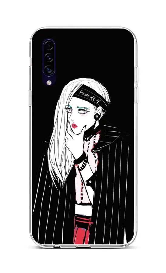 Kryt TopQ Samsung A30s silikon Dark Girl 45290