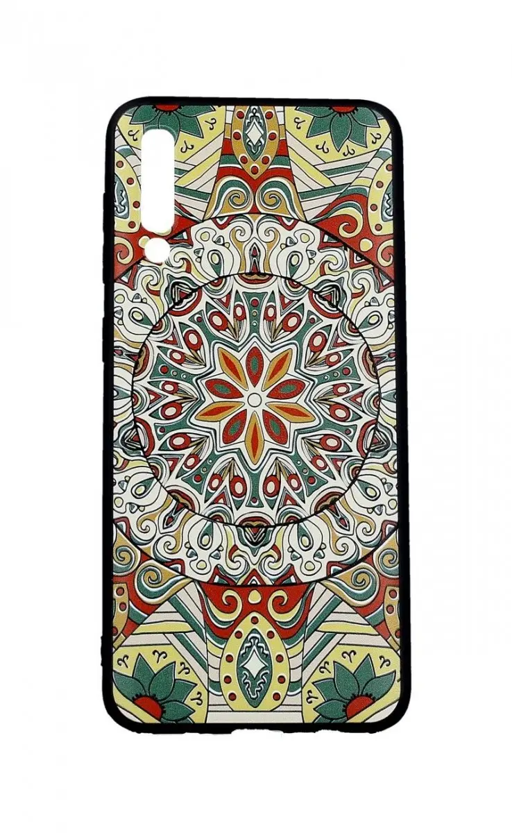 Kryt TopQ Samsung A30s 3D silikon Barevná mandala 45788