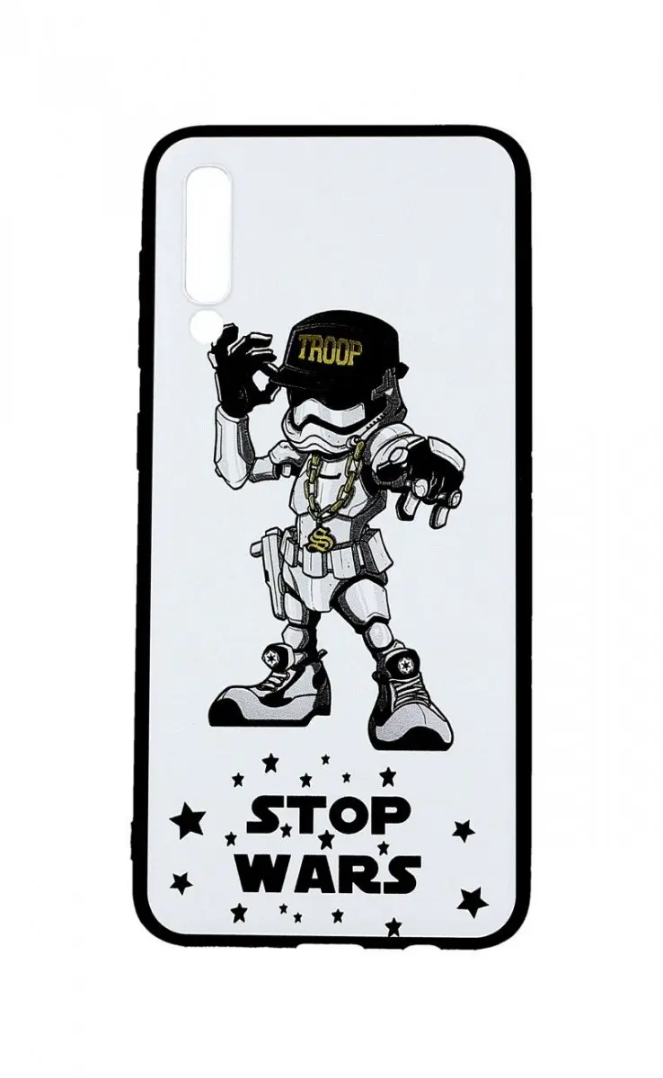 Kryt TopQ Samsung A30s 3D silikon Stormtrooper 45805