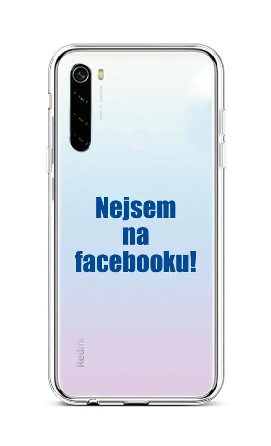 Kryt TopQ Xiaomi Redmi Note 8T silikon Nejsem na Facebooku 46483