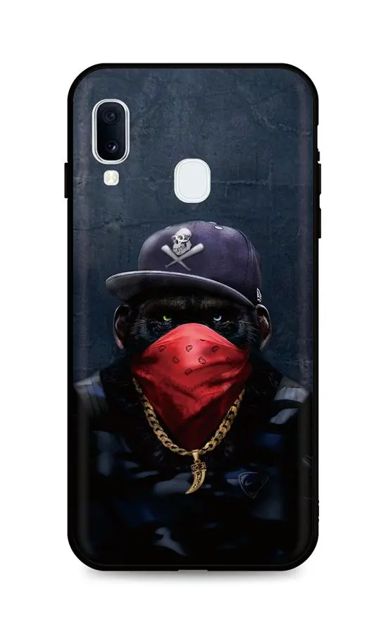 Kryt TopQ Samsung A20e silikon Monkey Gangster 46748
