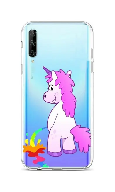 Kryt TopQ Huawei P Smart Pro silikon Rude Unicorn 46930