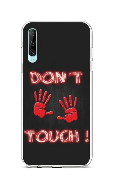 Kryt TopQ Huawei P Smart Pro silikon Don´t Touch Red 46933