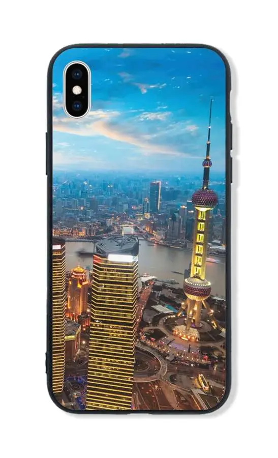 Kryt TopQ LUXURY iPhone XS pevný City 48834