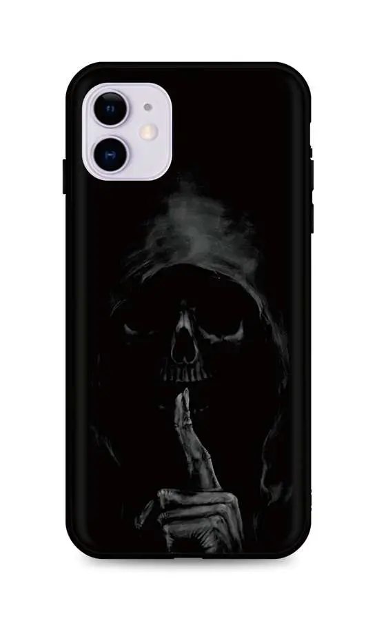 Kryt TopQ iPhone 11 silikon Dark Grim Reaper 48900