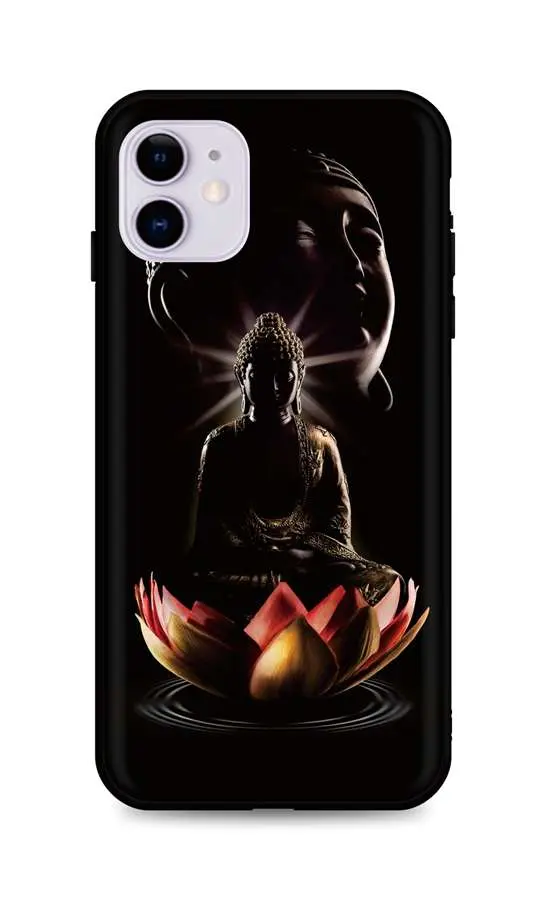 Kryt TopQ iPhone 11 silikon Meditation 48920