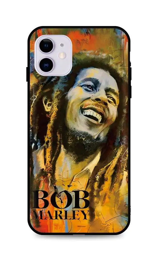Kryt TopQ iPhone 11 silikon Bob Marley 48924