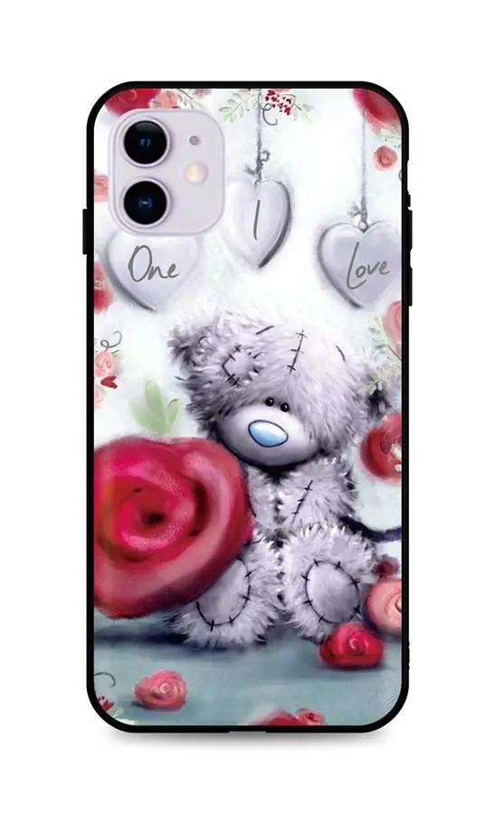 Kryt TopQ iPhone 11 silikon Teddy Bear 48934