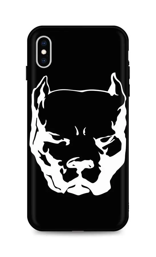 Kryt TopQ iPhone XS silikon Pitbull 49160
