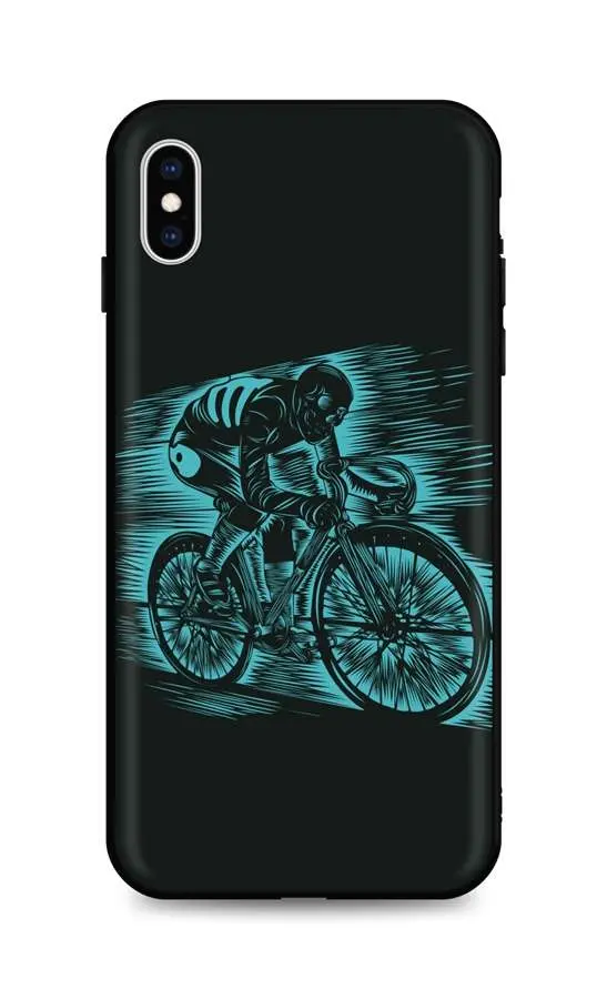 Kryt TopQ iPhone XS silikon Speeding 49174