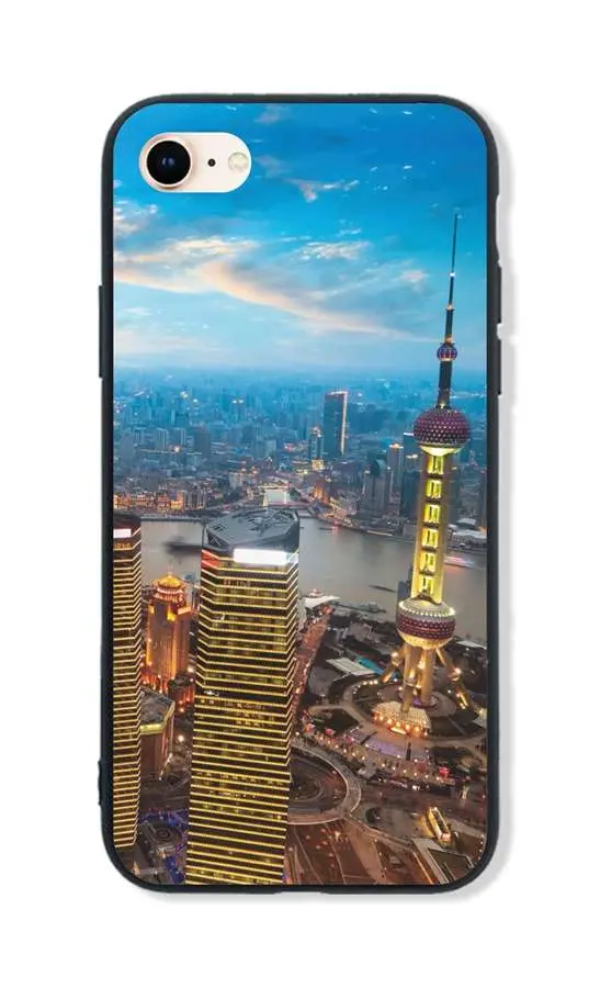 Kryt TopQ LUXURY iPhone SE 2020 pevný City 49217