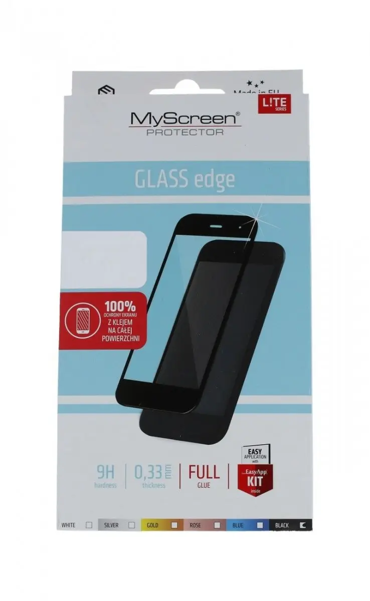 Tvrzené sklo MyScreen Huawei P40 FullGlue LITE černé 49710