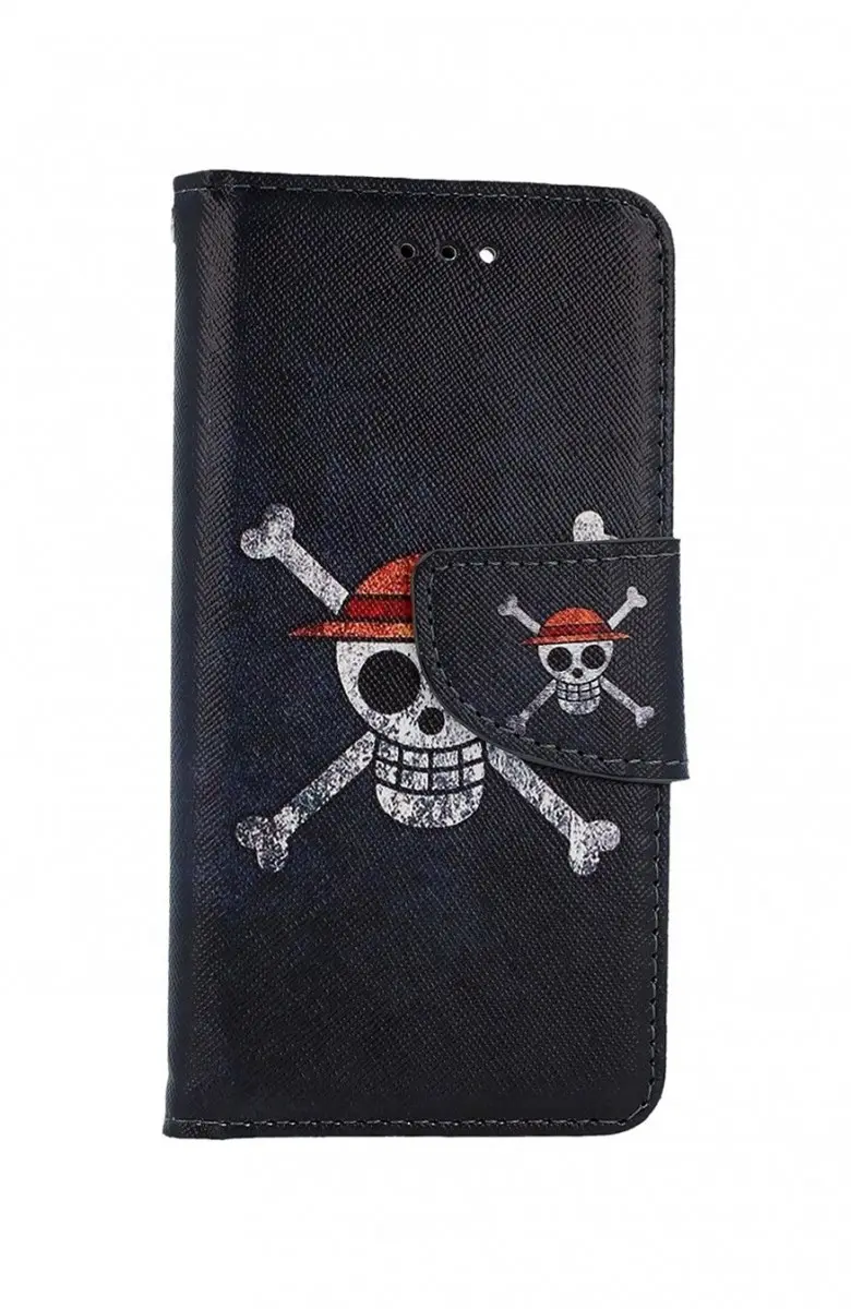Pouzdro TopQ iPhone SE 2020 knížkové Warning 49756