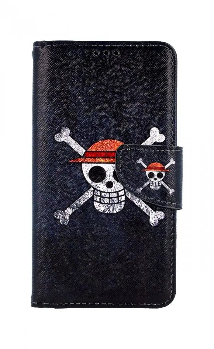 Pouzdro TopQ iPhone 11 knížkové Warning 49781