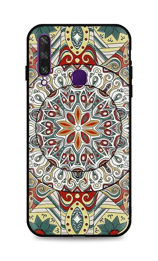 Kryt TopQ Huawei Y6p 3D silikon Barevná mandala 50318