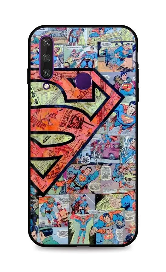Kryt TopQ Huawei Y6p 3D silikon Superman 50323