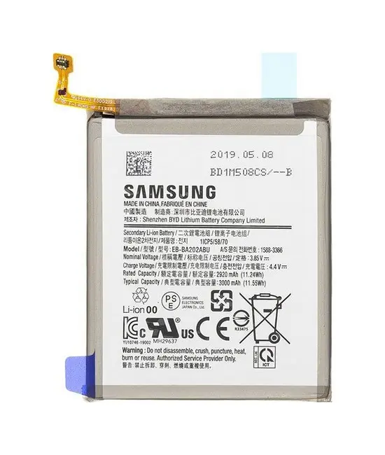 Originální baterie Samsung EB-BA202ABU Samsung A20e 3000mAh - originální 50483