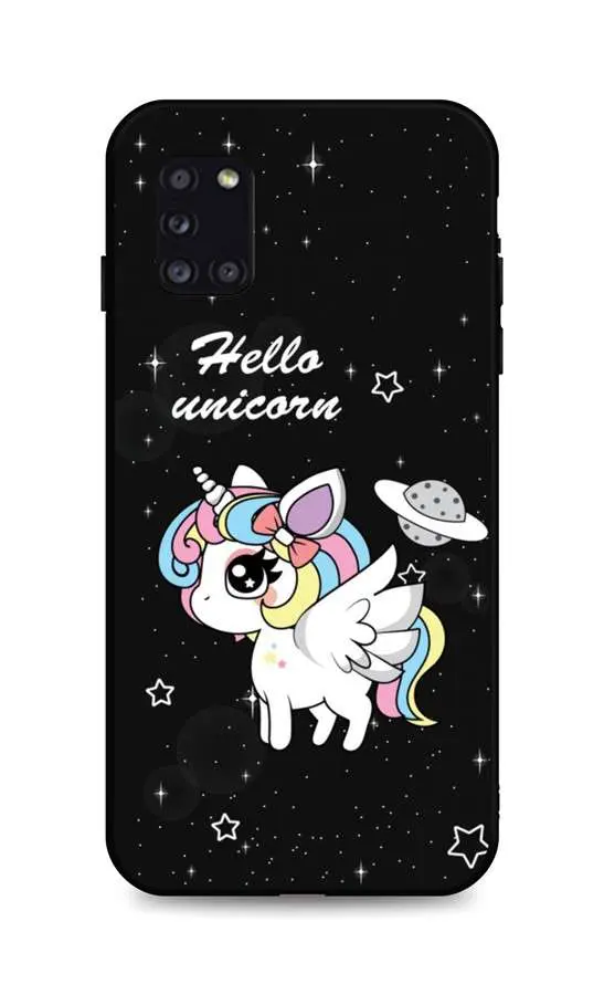 Kryt TopQ LUXURY Samsung A31 pevný Unicorn 50893