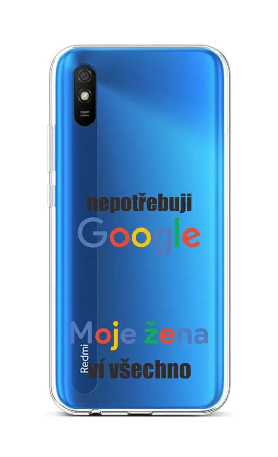 Kryt TopQ Xiaomi Redmi 9A silikon Google 51388