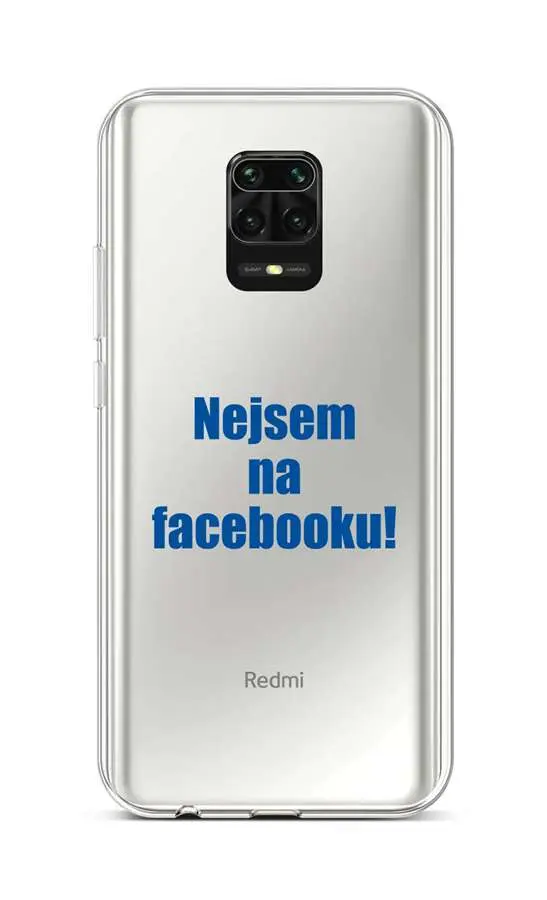 Kryt TopQ Xiaomi Redmi Note 9 Pro silikon Nejsem na Facebooku 51397