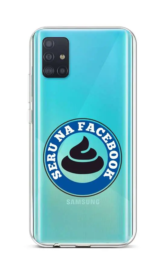 Kryt TopQ Samsung A51 silikon Facebook 51413