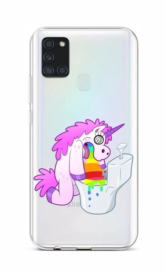 Kryt TopQ Samsung A21s silikon Hard Morning 52111