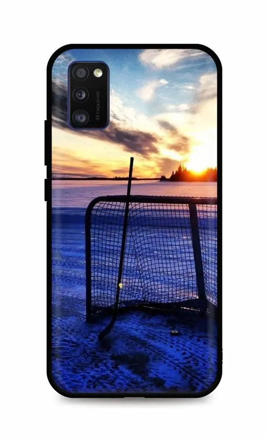 Kryt TopQ Samsung A41 silikon Hockey Sunset 52315